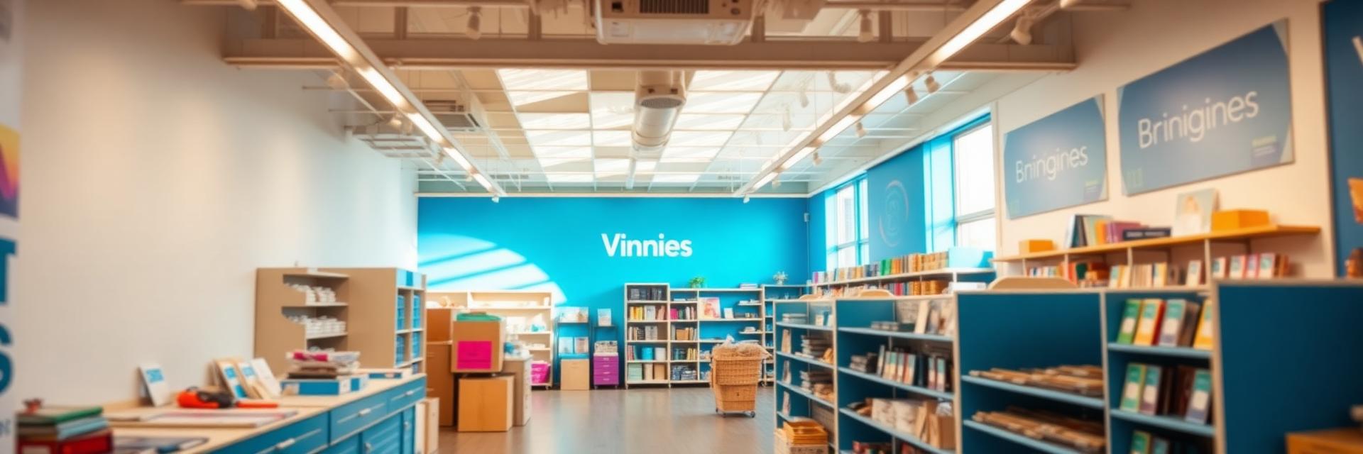 Screenshot of the Vinnies Support Hub eLearning concept.